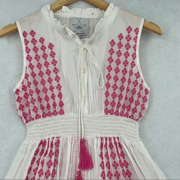 Area Stars Tina Sleveless Tie Patterned Dress NWT M - Picture 8 of 16